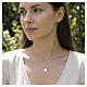 Amen necklace in rhodium-plated brass with Miraculous Medal s2