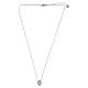 Collana in ottone rodiato Amen medaglia miracolosa s4
