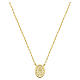 Amen 18kt Gold-Plated Brass Necklace with Miraculous Medal, Gold Finish s3