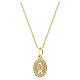 Amen Miraculous Medal necklace in 18kt gold-plated brass s1