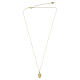 Amen Miraculous Medal necklace in 18kt gold-plated brass s4