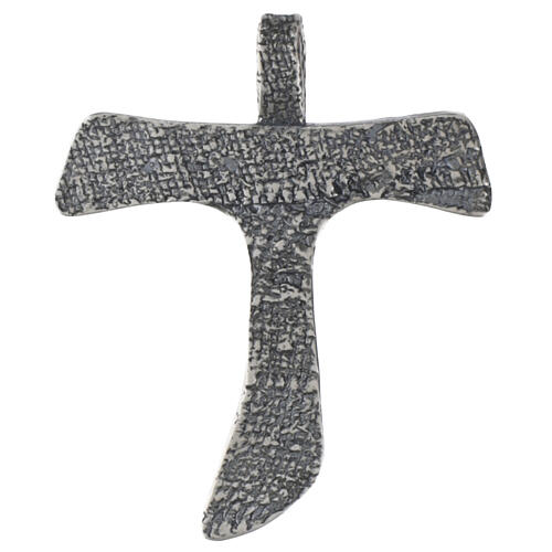 Pendentif argent 925 croix Tau 2