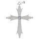 Pingente crucifixo 4,5x3,5 cm em prata 925 s2