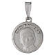 Medalla 14 mm de plata 925 Papa León XIV s1