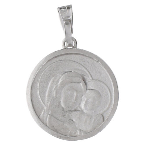 Medalla 18 mm de plata 925 Papa León XIV 2