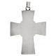 Two-tone pectoral cross with central Chi-Rho PX and stones, 9x7 cm s3