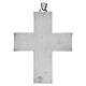 Two-tone decorative pectoral cross with central stone, 9x7 cm s3