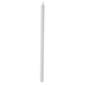 White Wax Processional Taper Candles (package)