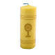 Yellow Sanctuary Candle with Monstrance- King Size s1