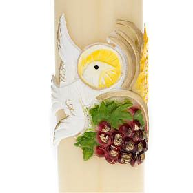 Velas, cirios, velones: Cirio Pascual con bajorrelieve