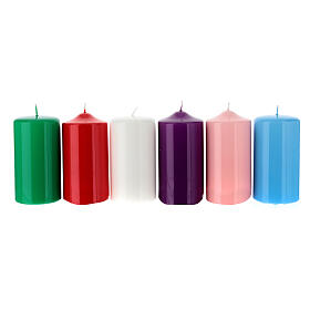 Velas e Círios: Vela de altar brilhante 80x150 mm