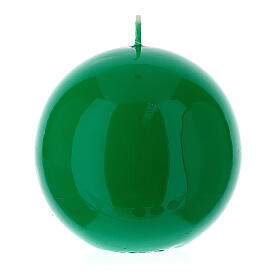 Bougie en sphère, lucide diamètre 10 cm