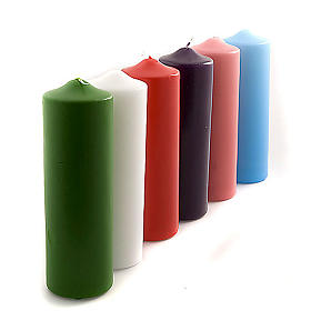 Candele, ceri, ceretti: Cero per altare opaco 80 x 240 mm Candele, ceri, ceretti: Cero per altare opaco 80 x 240 mm