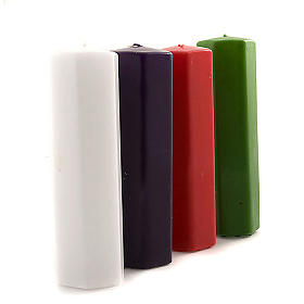 Bougies, cierges, chandelles: Bougie pour abside hexagonale diamètre 8 cm