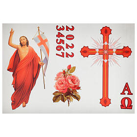 Sticker for Paschal Candle, set A