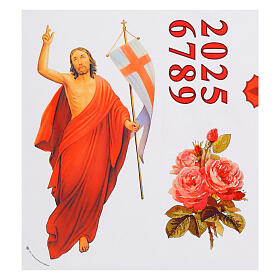 Sticker for Easter Candle, set A