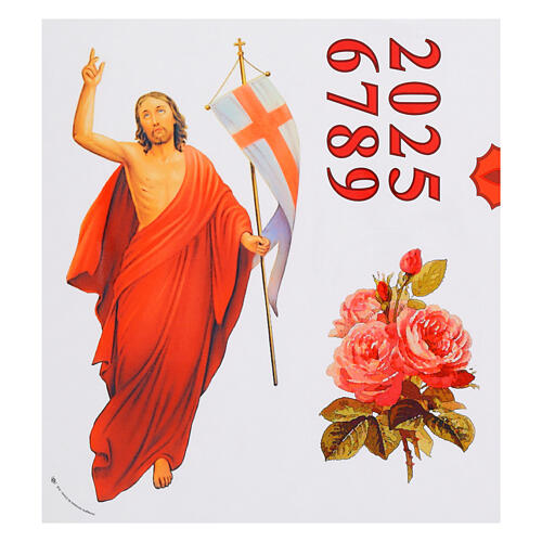 Sticker for Easter Candle, set A 2