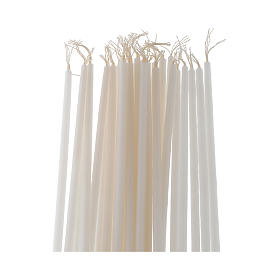White Tape Candles Non-drippings - 100 pack