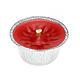 Windproof Red Wax Candle, diam 8 cm s1