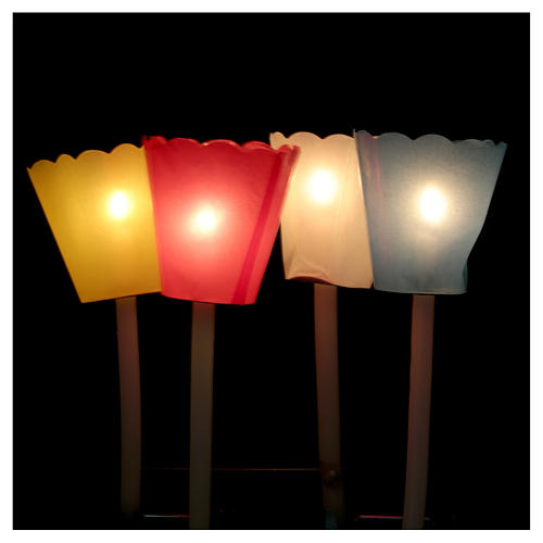 Windschutzbecher aus Papier (100 Stück), für Kerzen bis 25 mm Ø 3
