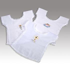 Petites aubes et cierges pour baptême: Brassière baptême Petites aubes et cierges pour baptême: Brassière baptême