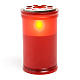 Lumino  LED rosso a pile s1