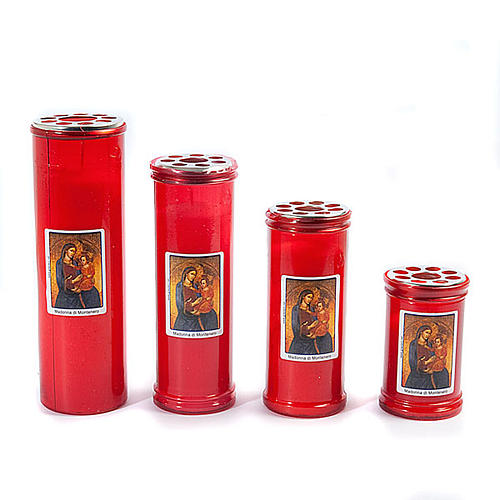 Traditional red  votive candle 30T-40T-50T-60T 1