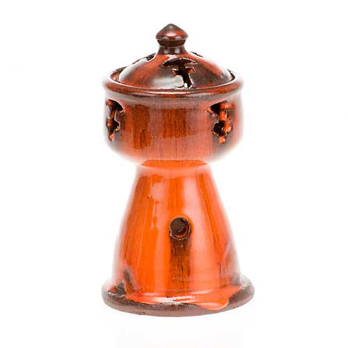 Ethiopian coloured incense-burner 2