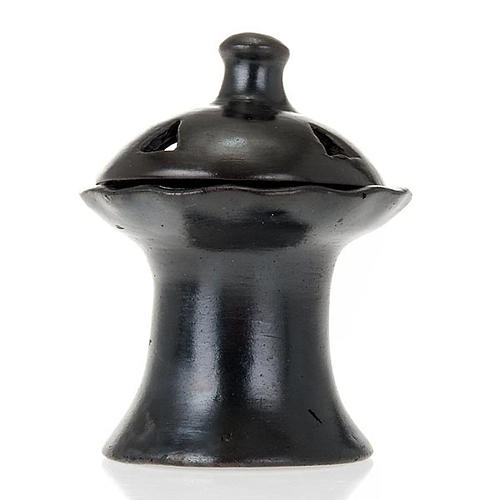 Ethiopian black incense-burner 12 cm 2