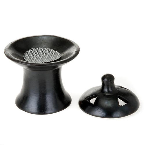 Ethiopian black incense-burner 12 cm 3