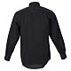 STOCK Camisa clergyman manga longa popeline preto s2