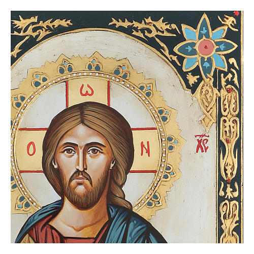 Christ Pantocrator, décors colorés 3