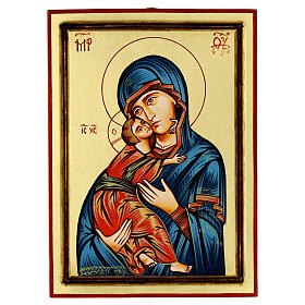 Icona Vergine di Vladimir stile bizantino