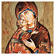 Ícono Virgen de Vladimir borde irregular s2