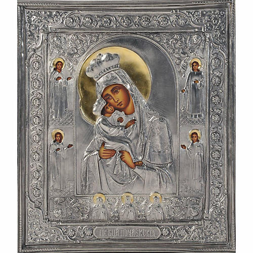 Vierge de Poczajevsk, argent opaque 1
