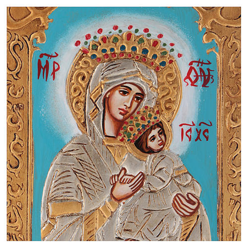 Rumänische Ikone Gottesmutter der Passion. 2