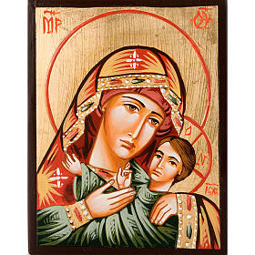 Ícones Pintados Roménia: Ícone Virgem Odighitria
