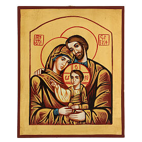 Icon of the Holy Family, hand painted