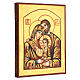 Ícone pintado Sagrada Família Roménia s3