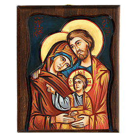 Holy Family icon hand painted