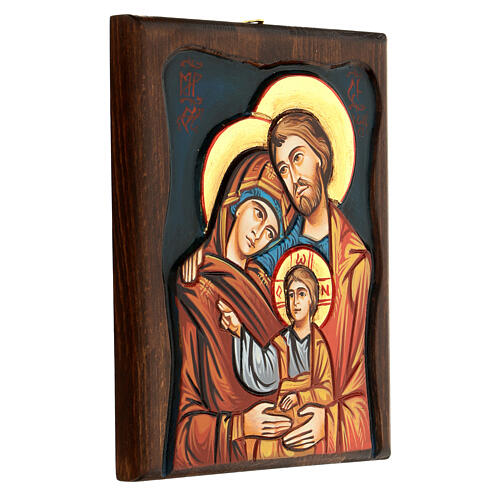 Icône Roumaine Sainte Famille peinte à la main 3