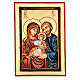 Hand painted icon of the Holy Family s1