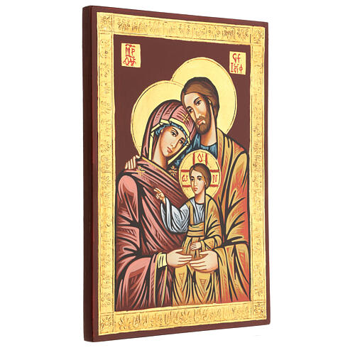 Ikone Heilige Familie auf Holz 3