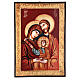Icona Sacra Famiglia su tavola legno s1