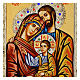 Icona Sacra Famiglia strass s2