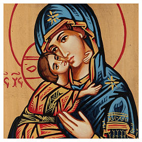 Ícones Pintados Roménia: Ícone Virgem Vladimir da Ternura Ícones Pintados Roménia: Ícone Virgem Vladimir da Ternura
