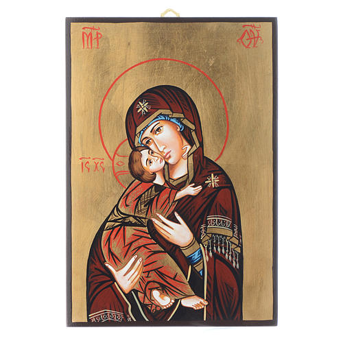 Ikone Gottesmutter von Wladimir 30x20cm 1