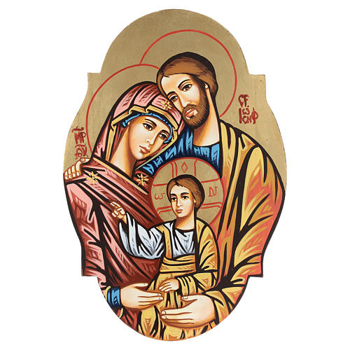 Ícone Sagrada Família oval 1
