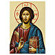 Icona Cristo Pantocratico con smusso s2