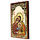 Ícone Sagrada Família decorações coradas s2